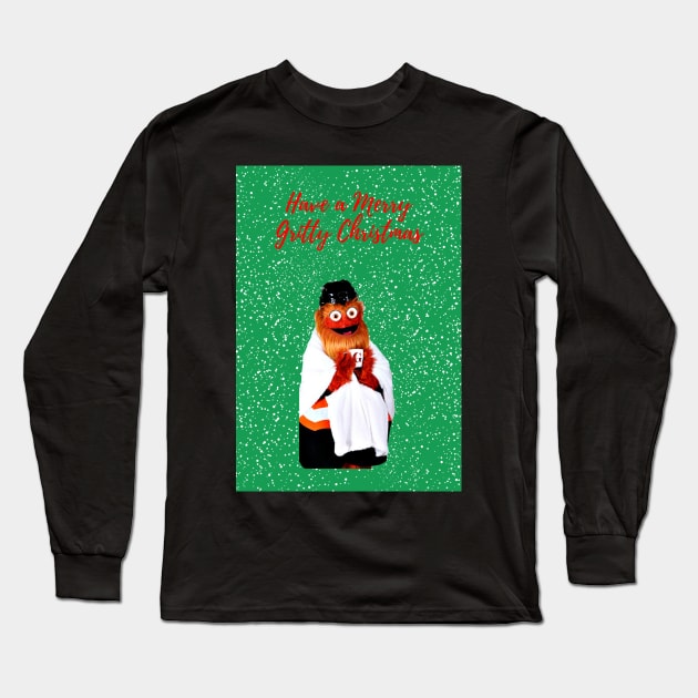 have a merry gritty christmas! Long Sleeve T-Shirt by cartershart